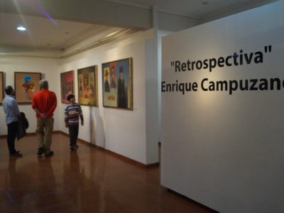 Exposición de Enrique Campuzano llegó al Museo Ferroviario