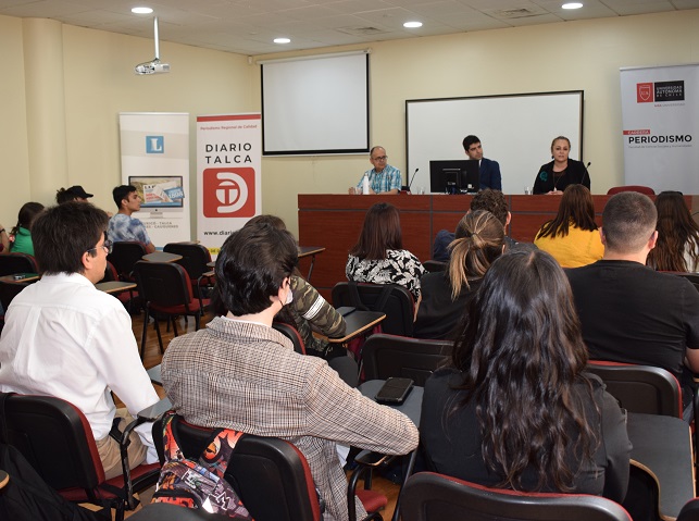 Estudiantes de Periodismo sostienen encuentro con líderes de la prensa regional del Maule