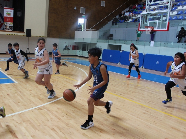 Existoso campeonato de mini básquetbol reunió a familias de diferentes ciudades en Pucón