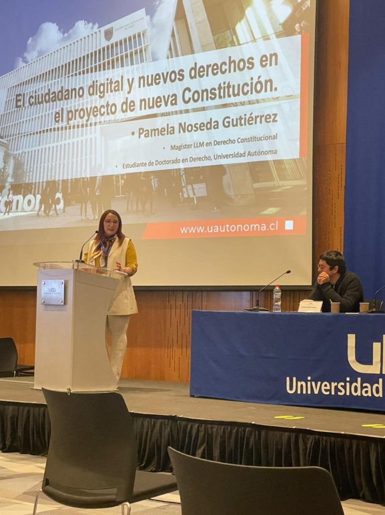 Pamela Noseda, estudiante del Doctorado en Derecho, presentó ponencia en Encuentro Nacional de Jóvenes Profesores de Derecho Constitucional