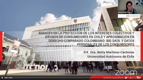 Profesora del IID Betty Martínez-Cárdenas expuso en V Congreso Internacional de Derecho Privado de la Universidad Libre de Colombia
