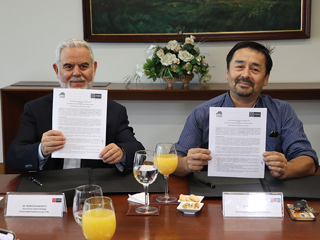 Universidad Autónoma de Chile firma convenio con Municipalidad de San José de Maipo para entregar atención odontológica a los vecinos de la comuna 