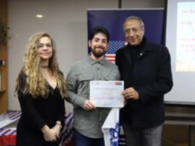 Universidad Autónoma, American Corner y ProChile certificaron a emprendedores tras finalizar Curso de Inglés