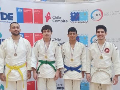 Estudiantes de la Universidad Autónoma de Chile destacan en competencia de Judo de las Ligas Deportivas de Educación Superior