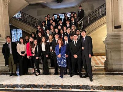 Estudiantes de Derecho de Campus El Llano Subercaseaux realizaron visita al Tribunal Constitucional