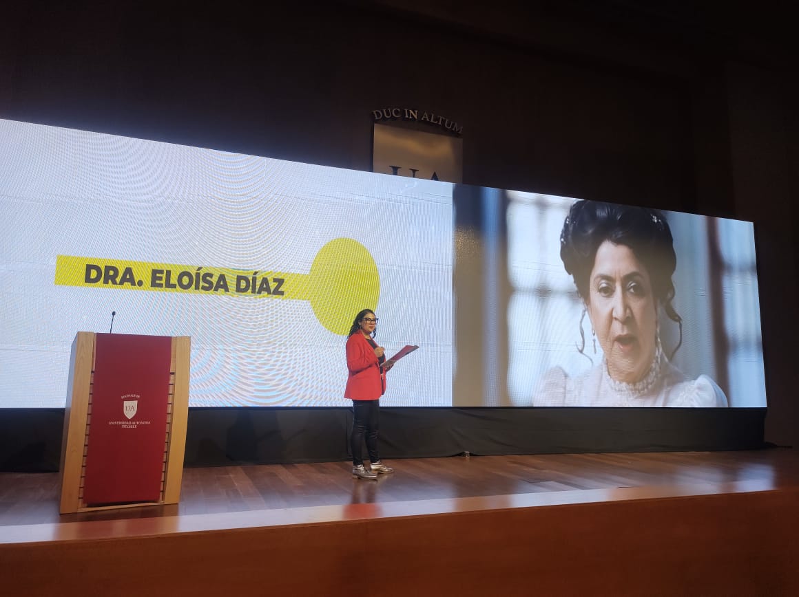 Inteligencia Artificial “revivirá” a Eloísa Díaz en seminario internacional organizado por la Universidad Autónoma