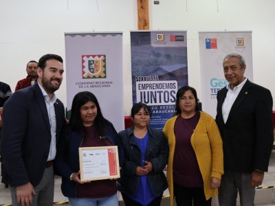 Universidad Autónoma y Gobierno Regional reconocen a 80 organizaciones beneficiadas con el programa “Emprendemos Juntos Zona Rezago Costa Araucanía”