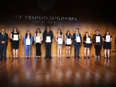 Universidad Autónoma de Chile celebró ceremonia de egreso para primera generación de graduados del Minor en Inteligencia Artificial + Derecho