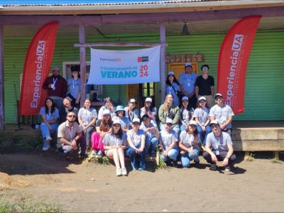 Estudiantes desarrollan Voluntariado de Verano en establecimiento educacional de Puerto Saavedra