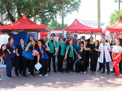 Carreras de la Facultad de Ciencias de la Salud realizaron una feria inclusiva e interdisciplinaria en la comuna de La Pintana