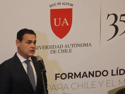 Ministro de Relaciones Exteriores del Paraguay realizó charla a estudiantes y académicos de la Universidad Autónoma de Chile