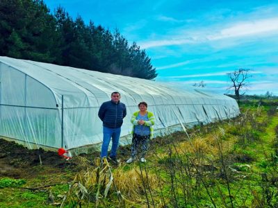 Agricultores de la Costa Araucanía desarrollan sus proyectos gracias al apoyo del Gobierno Regional