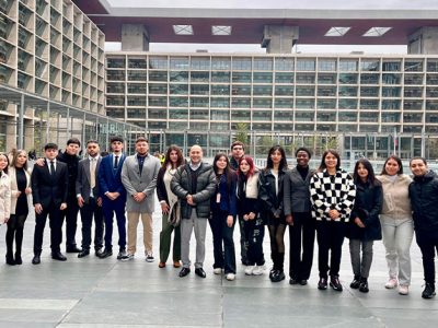 Estudiantes de la Carrera de Derecho en Campus El Llano Subercaseaux realizaron visita a Centro de Justicia de Santiago