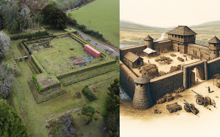 Proyecto busca reconstruir castillos y fuertes coloniales del sur de Chile a través de trabajo de drones e inteligencia artificial