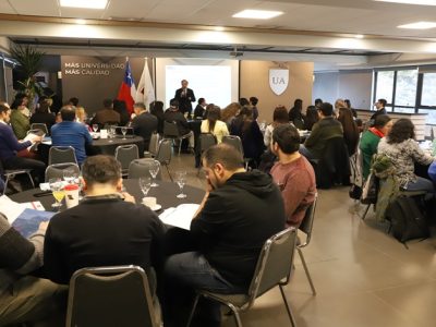 Estudiantes y autoridades participan en la jornada de autoevaluación en Temuco