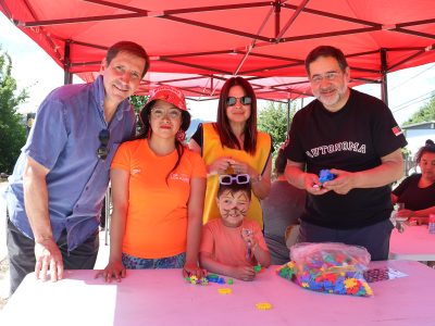 U.Autónoma de Chile regaló alegría en Víspera de Navidad en el sector Lanín de Temuco