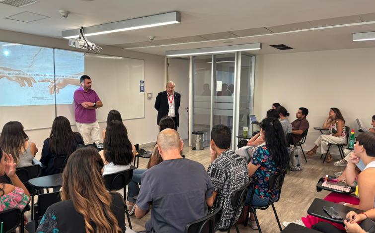 Carrera de Fonoaudiología fortalece lazos con campos clínicos en jornada de trabajo 